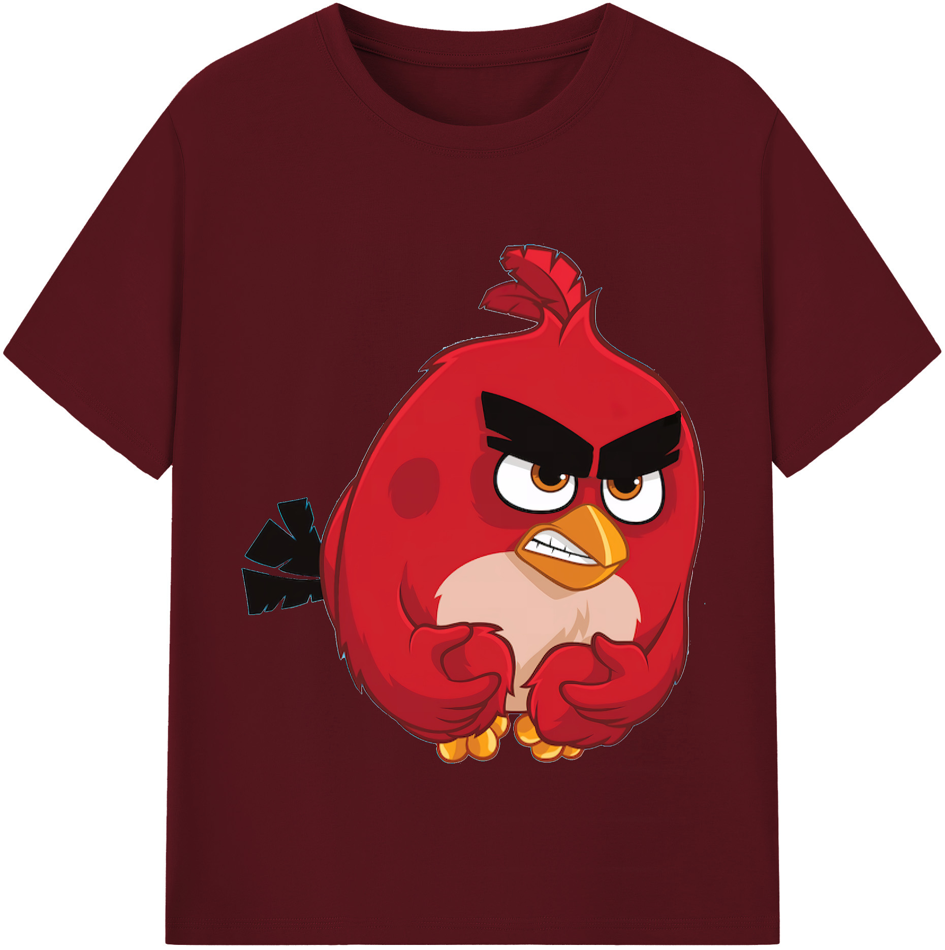 （画像用） Angry Birds アングリーバード 綿100％半袖Tシャツ（フロントプリント）